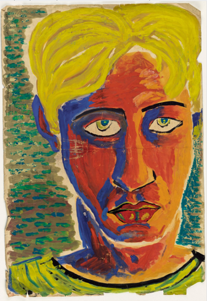 Laurie Lee self portrait